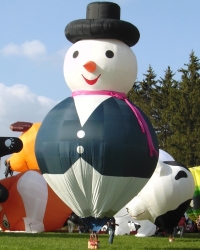 OO-SNOWMAN modelluchtballon